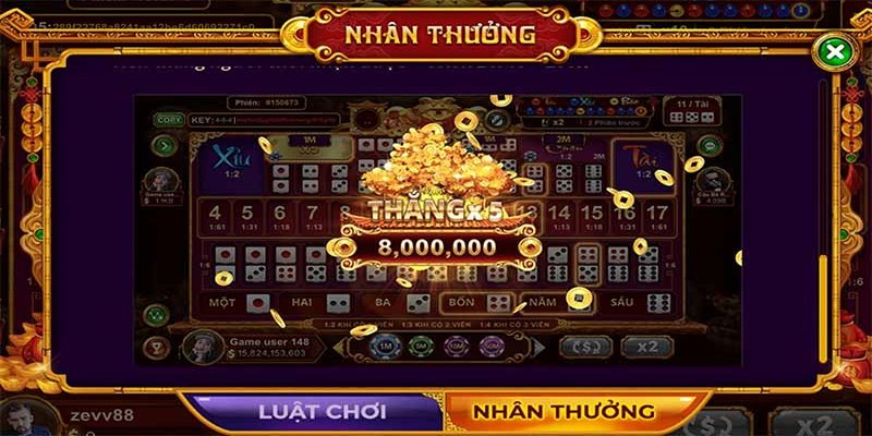 Luật chơi cơ bản của tài xỉu NEW88