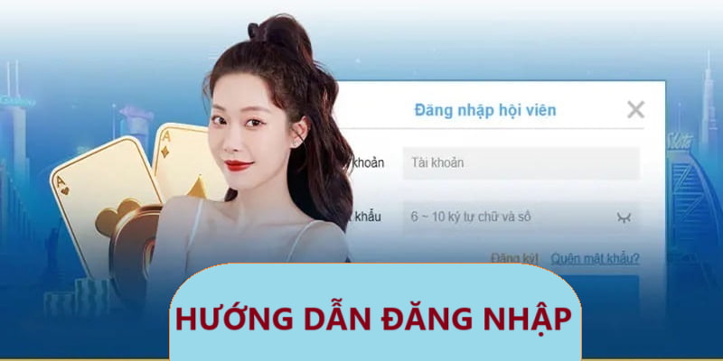 Thao tác đăng nhập đơn giản