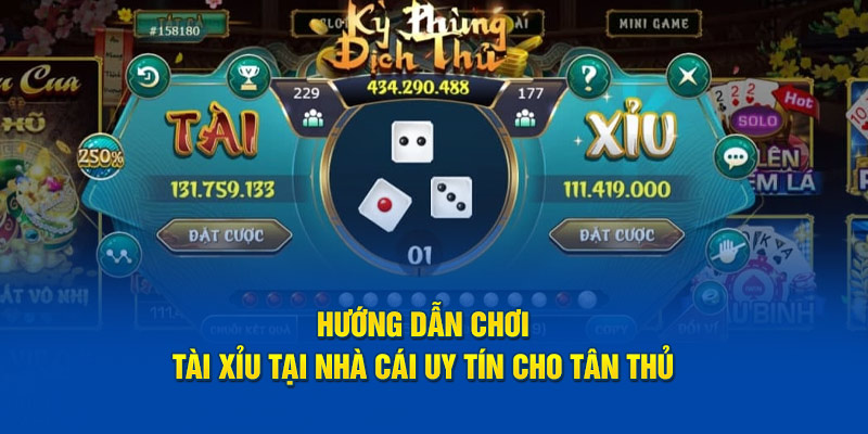 Hướng dẫn chơi tài xỉu tại nhà cái uy tín cho tân thủ 